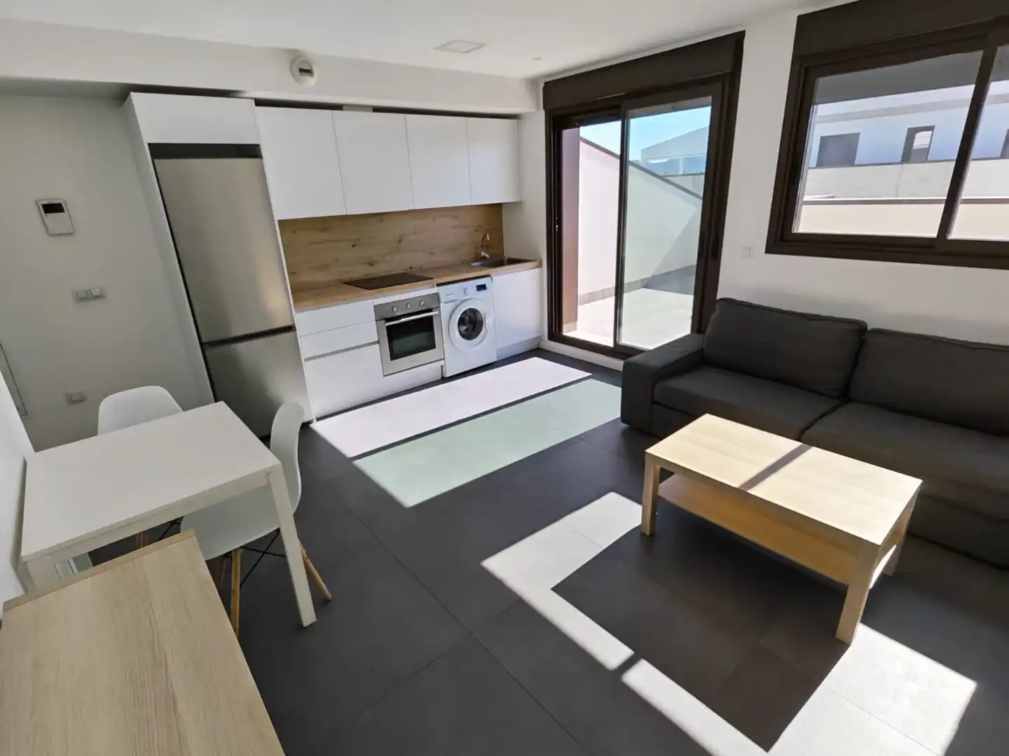 Sala de estar de Ático de alquiler en Murcia con Aire acondicionado, Terraza y Amueblado