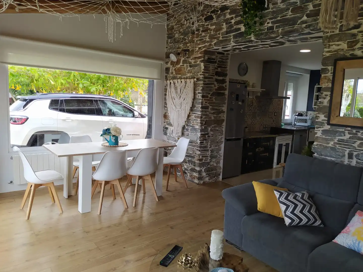 Comedor de Casa adosada en venta en Foz con Calefacción, Jardín privado y Terraza