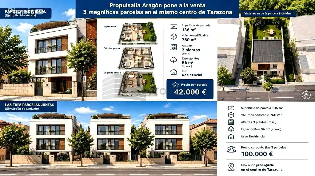 Vista exterior de Residencial en venda en Tarazona, Zaragoza