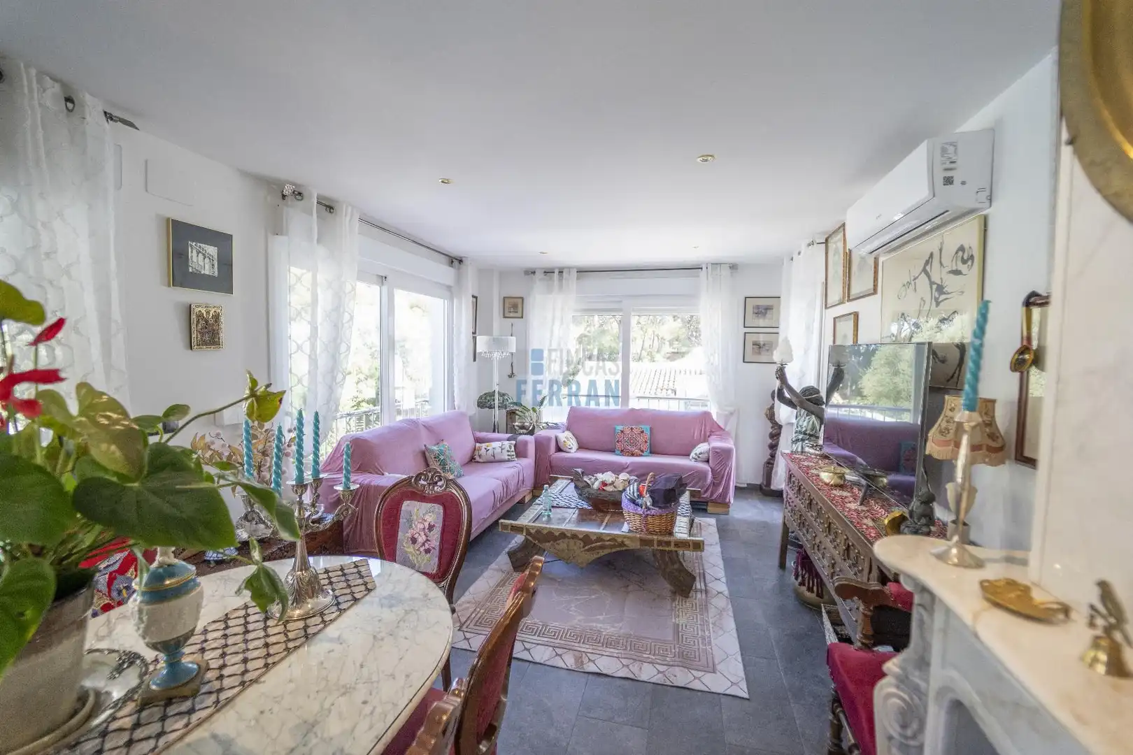 Living room of Houses for sale in El Vendrell  with Air Conditioner, Heating and Terrace