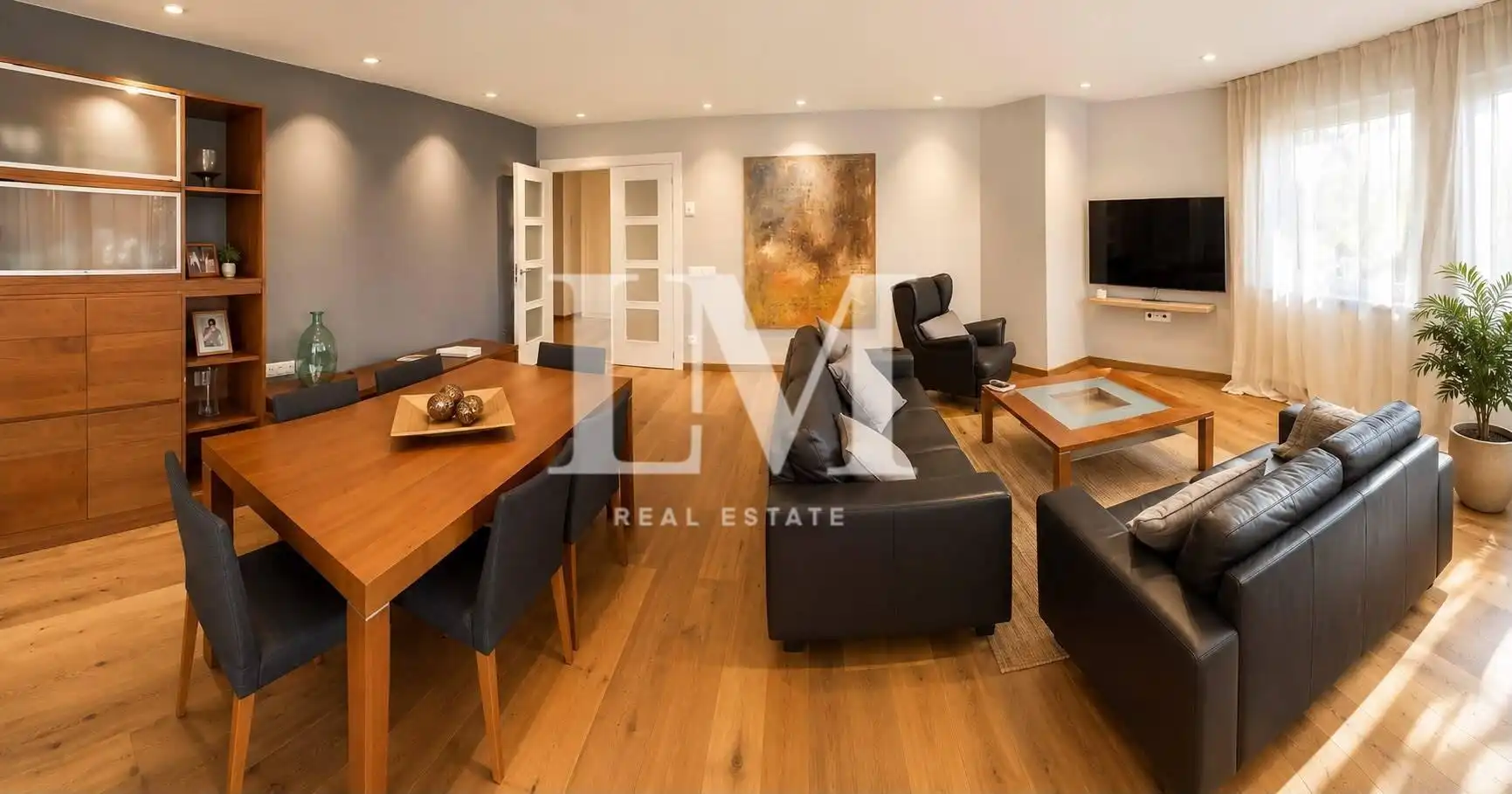Sala d'estar de Apartament de lloguer en Sant Quirze del Vallès amb Aire condicionat, Moblat i Balcó