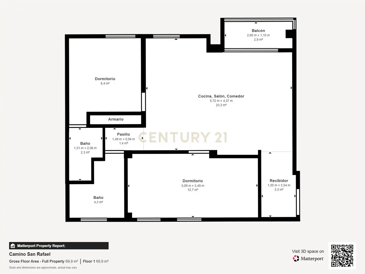 Flat for sale in Málaga  with Air Conditioner, Washing machine and Balcony