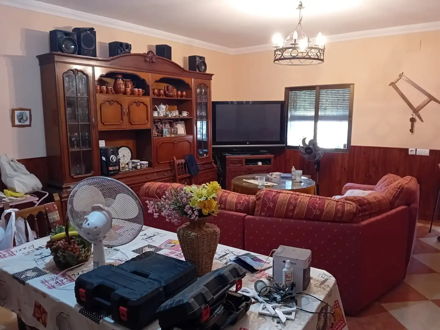 Sala de estar de Casa o chalet en venta en Bolaños de Calatrava con Terraza, Trastero y Amueblado