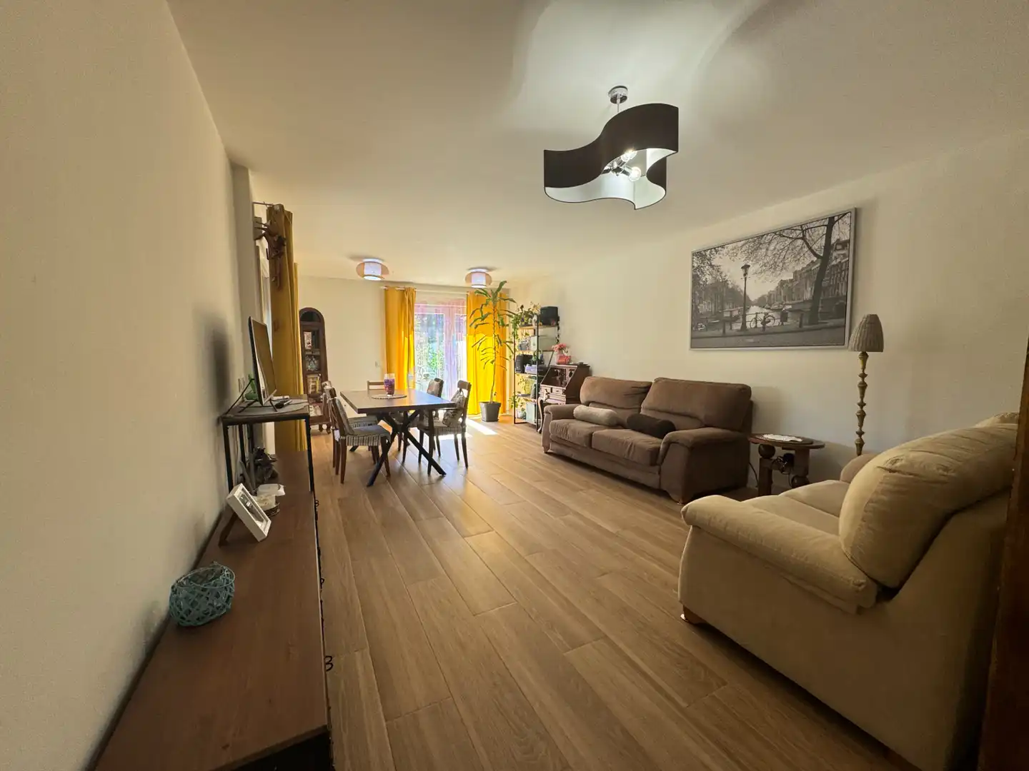Sala d'estar de Casa adosada en venda en Zarzalejo amb Aire condicionat, Calefacció i Jardí privat