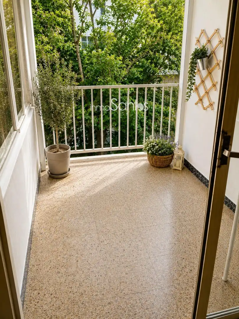 Balcony of Flat for sale in Roses  with Terrace and Furnished