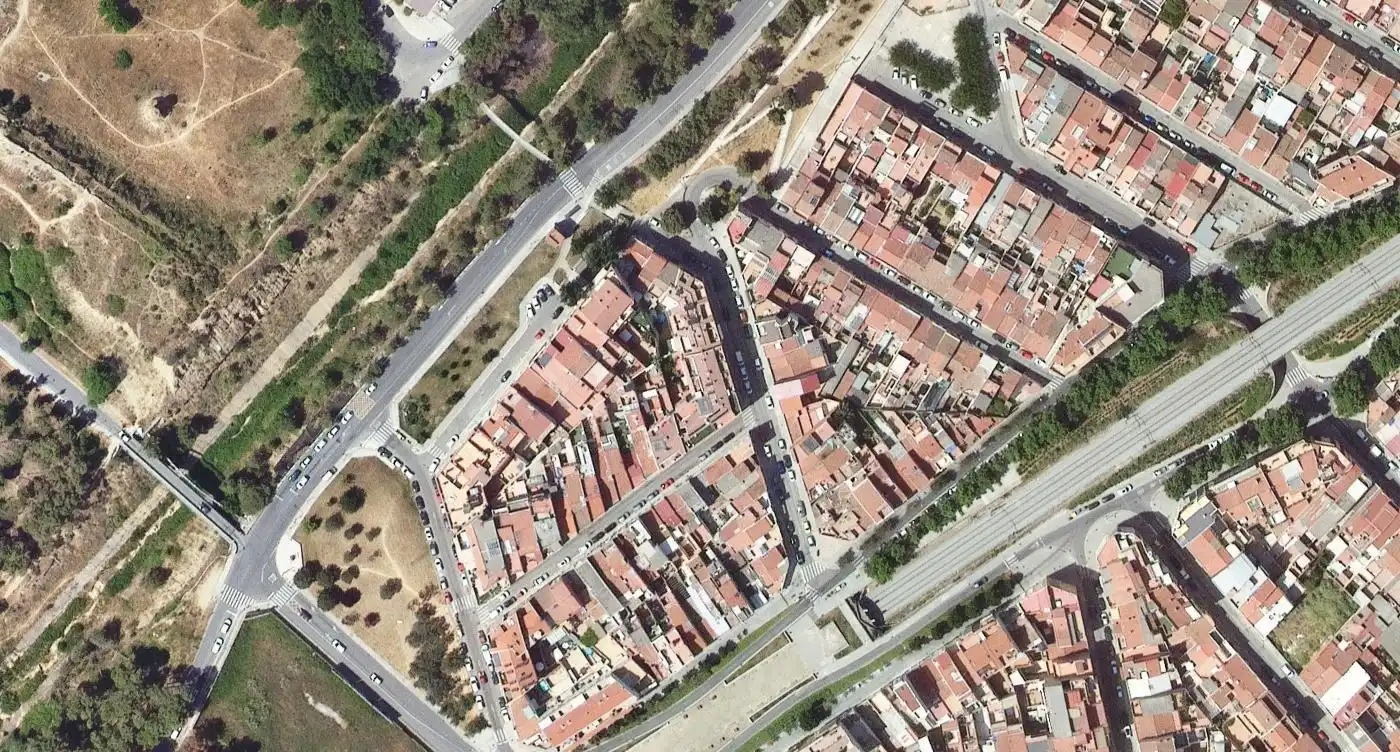 Vista exterior de Piso en venta en Terrassa