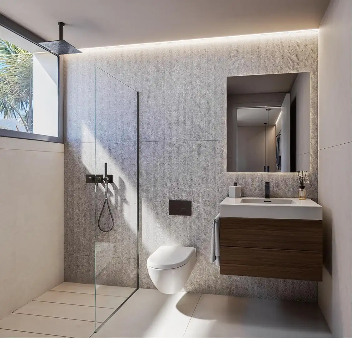 Bathroom of Houses for sale in Casares pueblo
