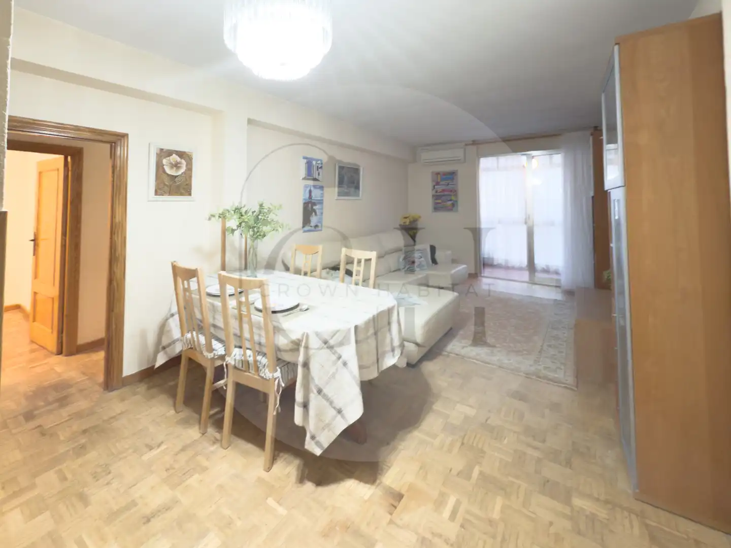 Sala d'estar de Pis de lloguer en Madrid amb Aire condicionat, Calefacció i Parquet