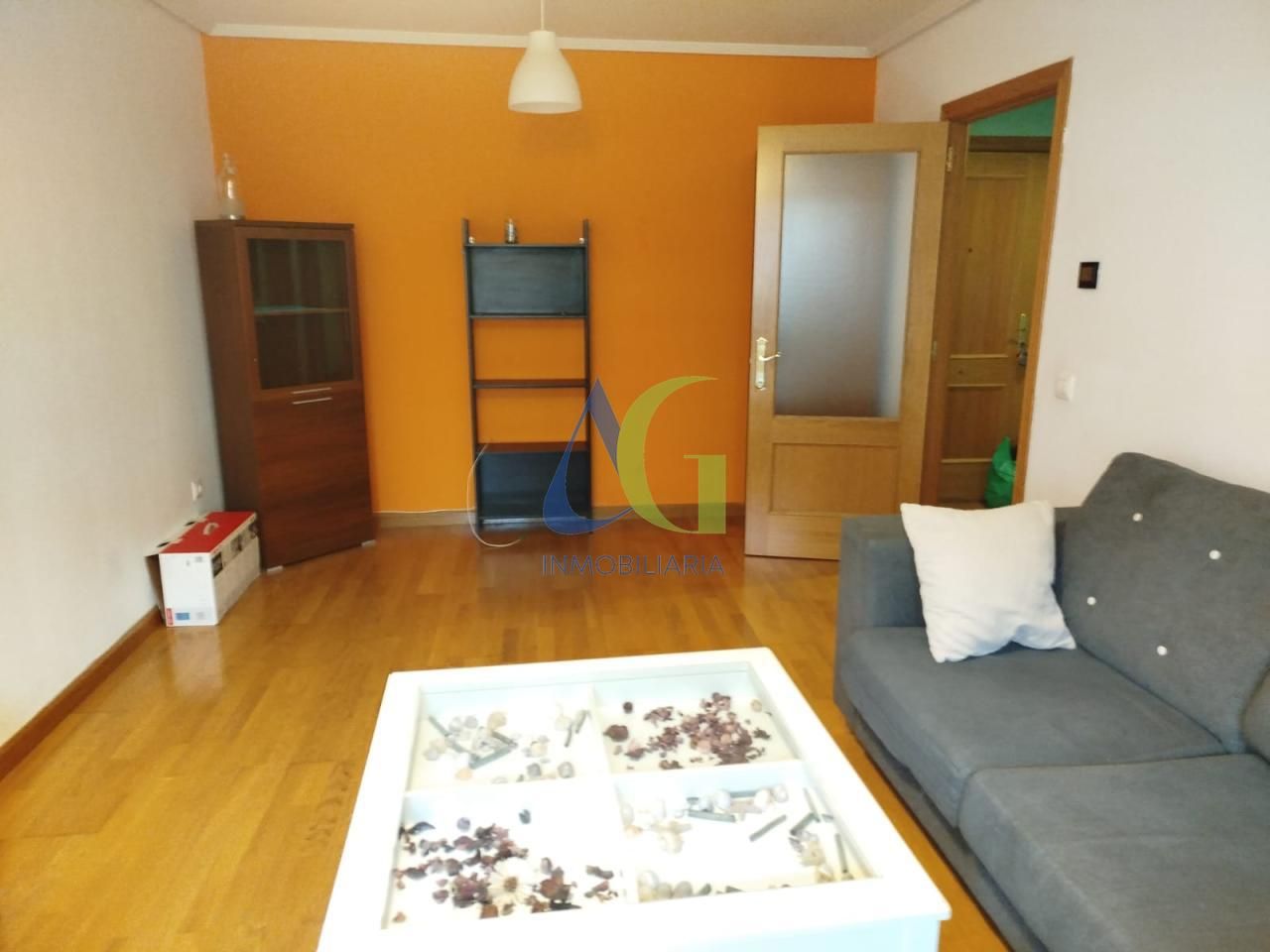 Living room of Apartment to rent in Villaquilambre  with Heating, Parquet flooring and Storage room