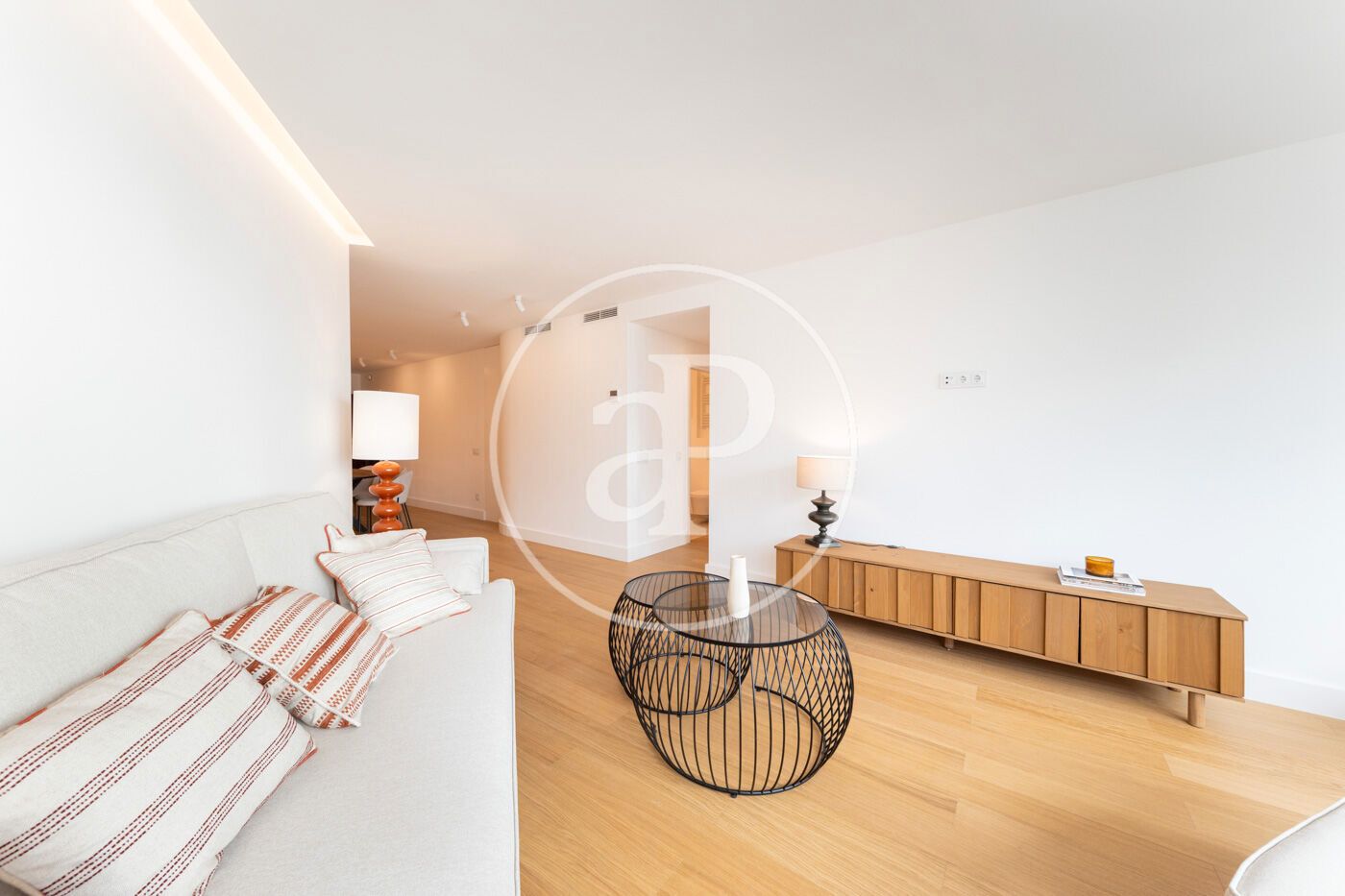 Living room of Flat for sale in  Palma de Mallorca  with Air Conditioner, Heating and Furnished