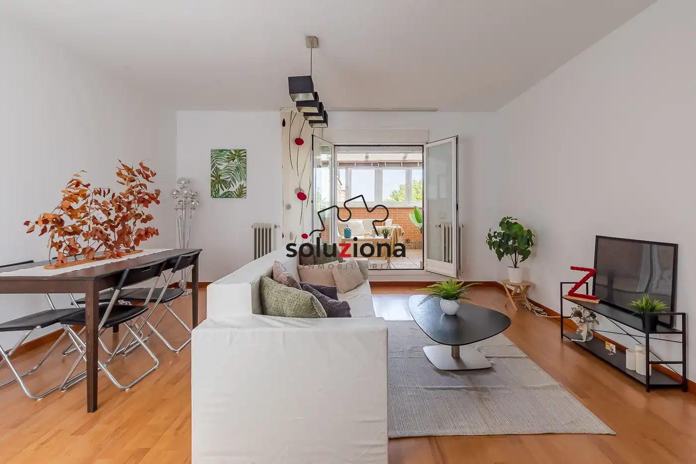 Living room of Attic for sale in Getafe  with Air Conditioner, Heating and Parquet flooring