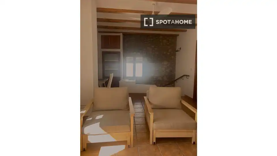 Sala de estar de Piso de alquiler en Oliva con Aire acondicionado, Calefacción y Amueblado
