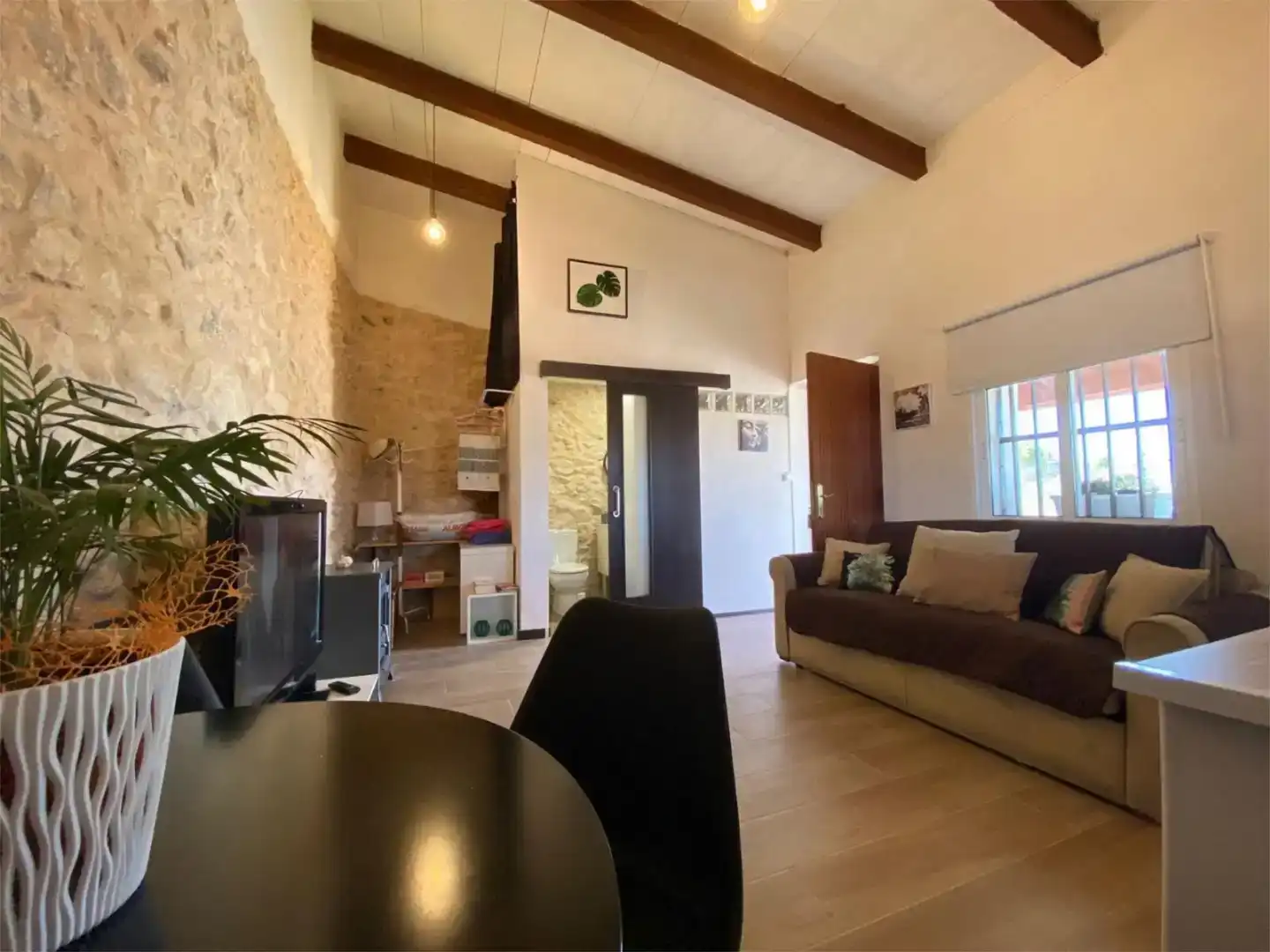 Sala de estar de Casa o chalet en venta en Cañada con Jardín privado, Piscina y Amueblado