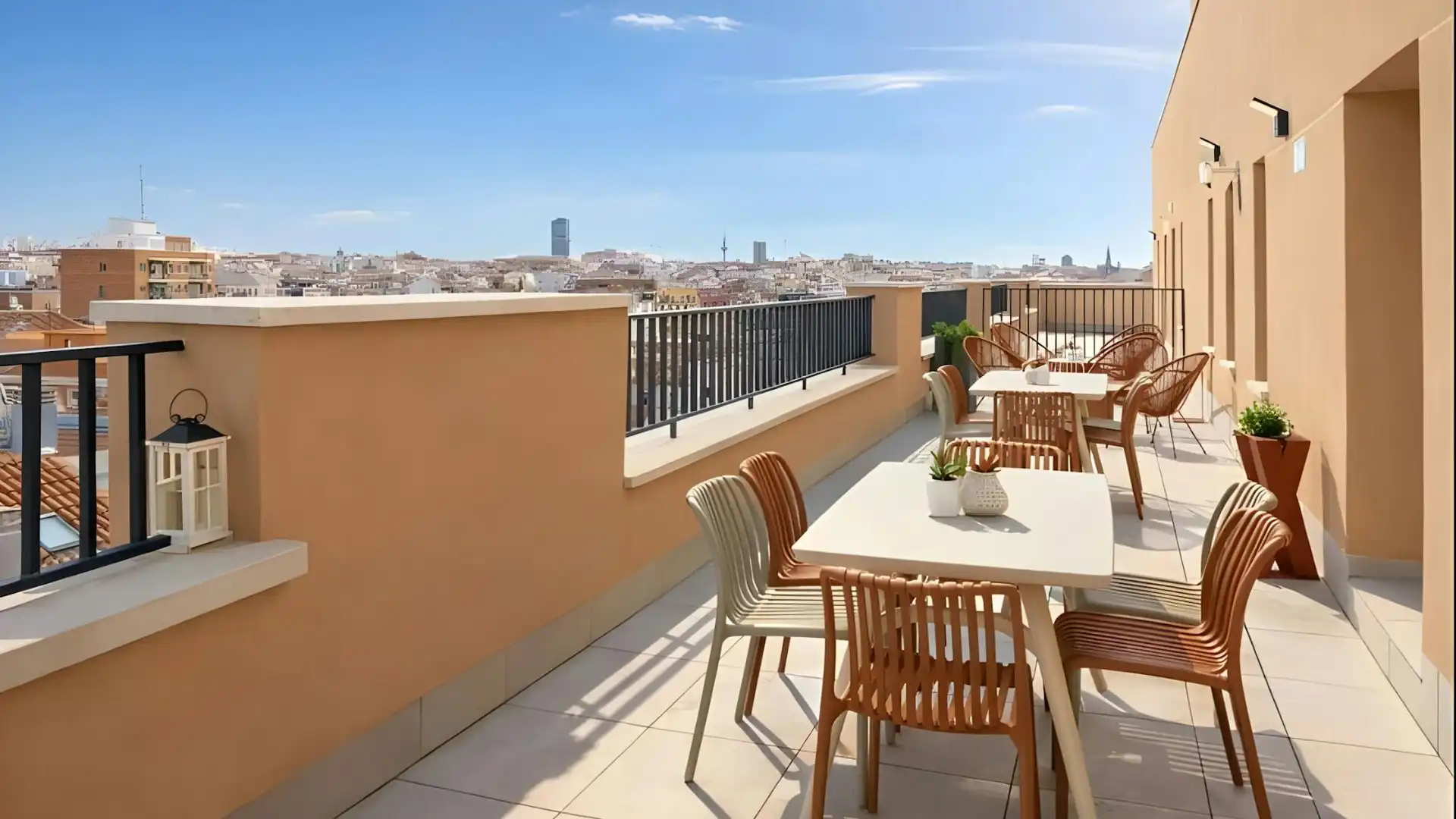Terrasse von Gebäude zur Miete in Madrid