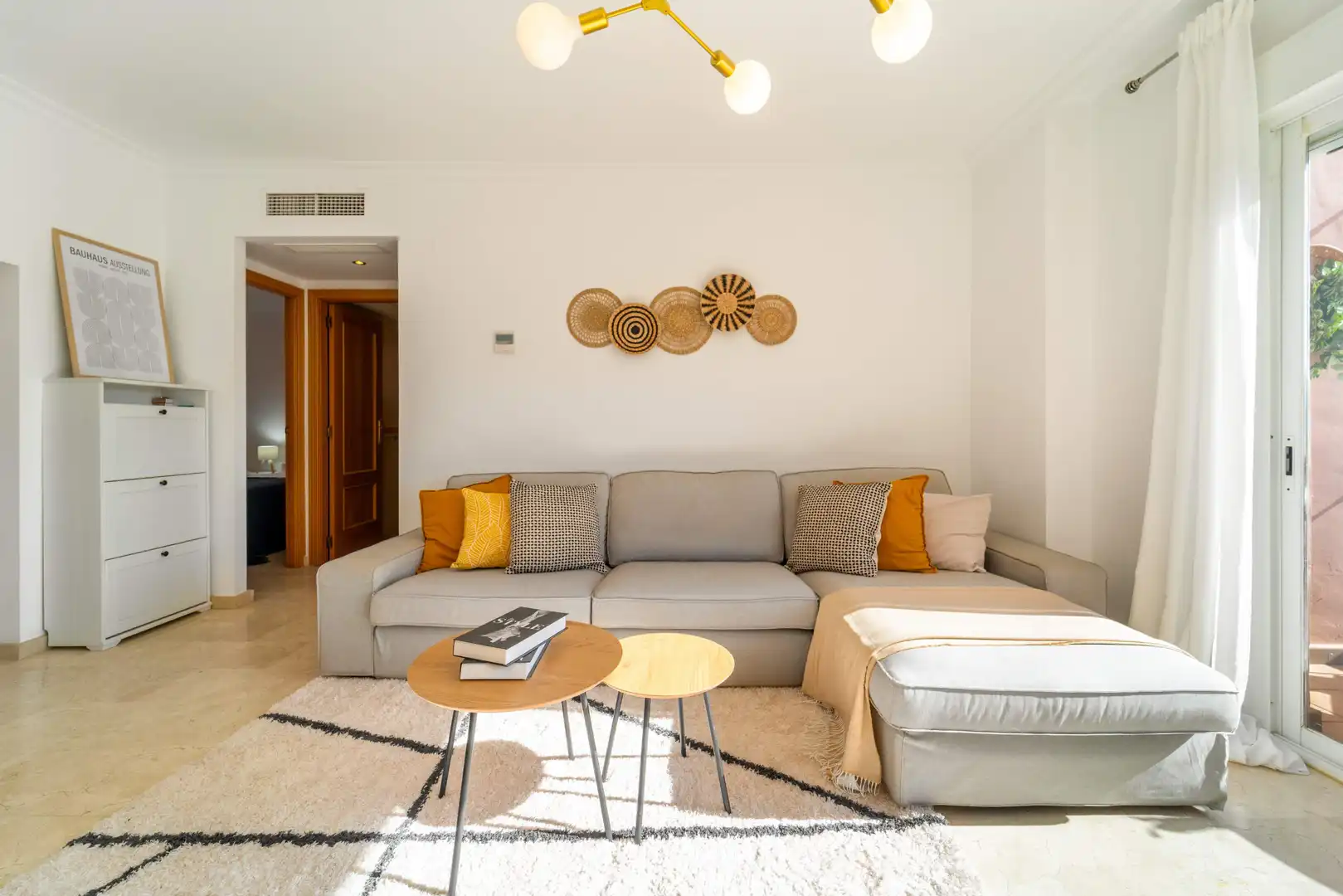 Sala d'estar de Apartament en venda en Mijas amb Aire condicionat, Calefacció i Terrassa