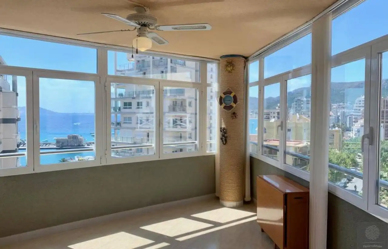 Balcony of Apartments for sale in Calpe / Calp  with Air Conditioner, Heating and Terrace