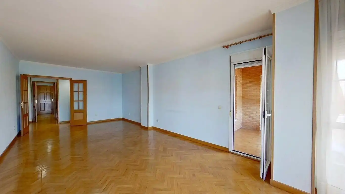 Living room of Flat for sale in Getafe  with Private garden, Parquet flooring and Terrace