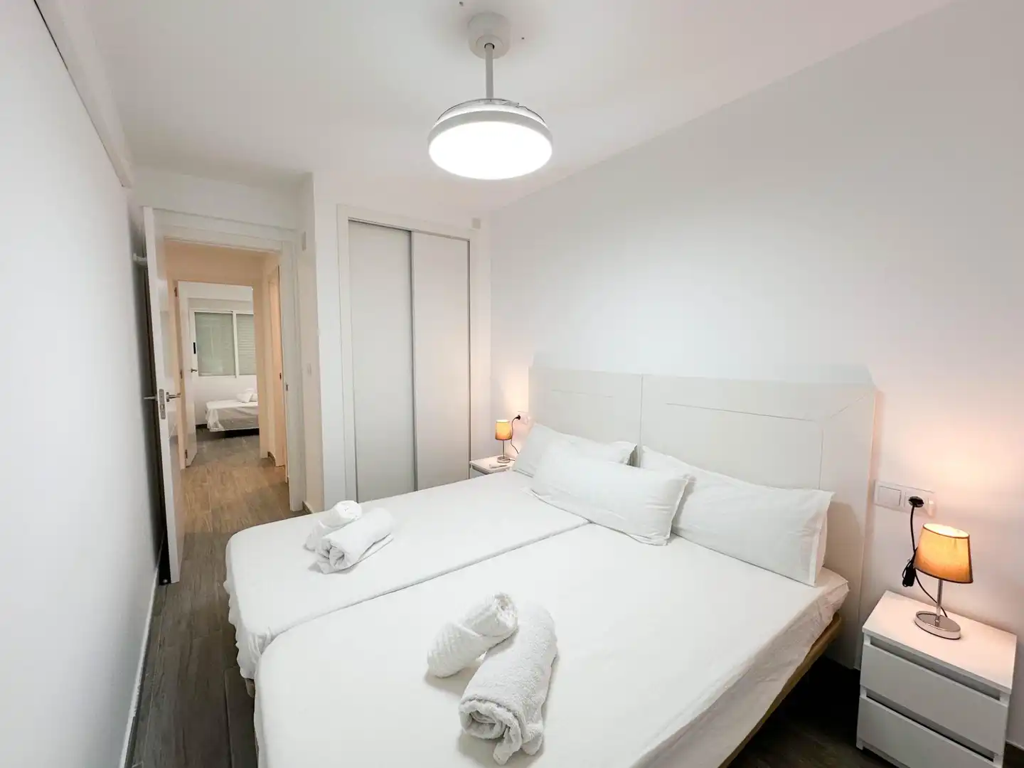 Bedroom of Flat for rent in Torrevieja  with Air Conditioner, Terrace and Furnished