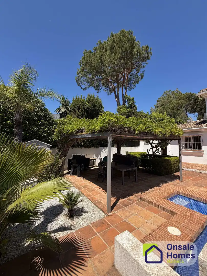 Terrace of Houses for rent in Marbella  with Air Conditioner, Private garden and Terrace
