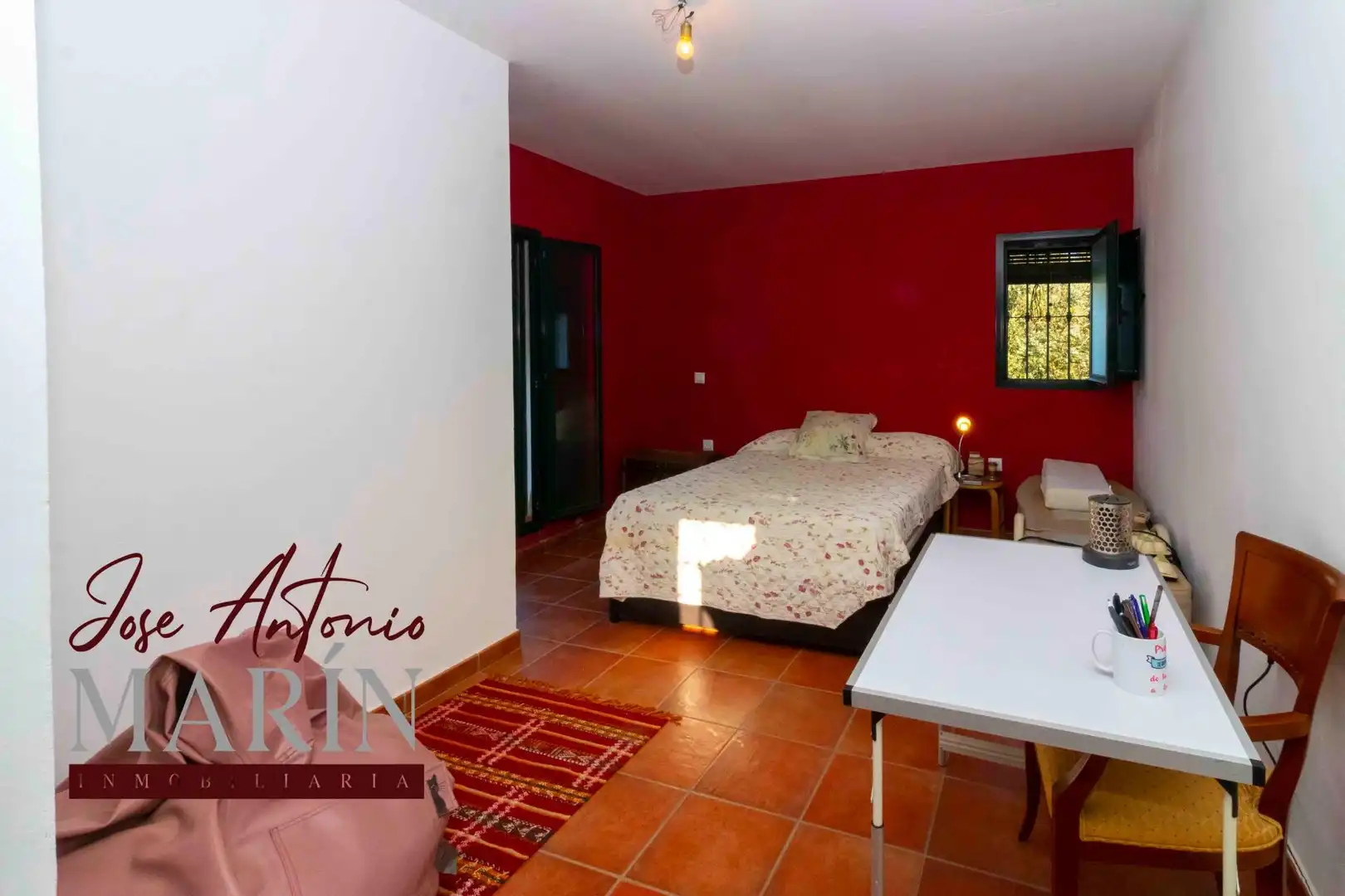 Schlafzimmer von Country house zum Verkauf in Badajoz mit Privatgarten, Abstellraum und Schwimmbad