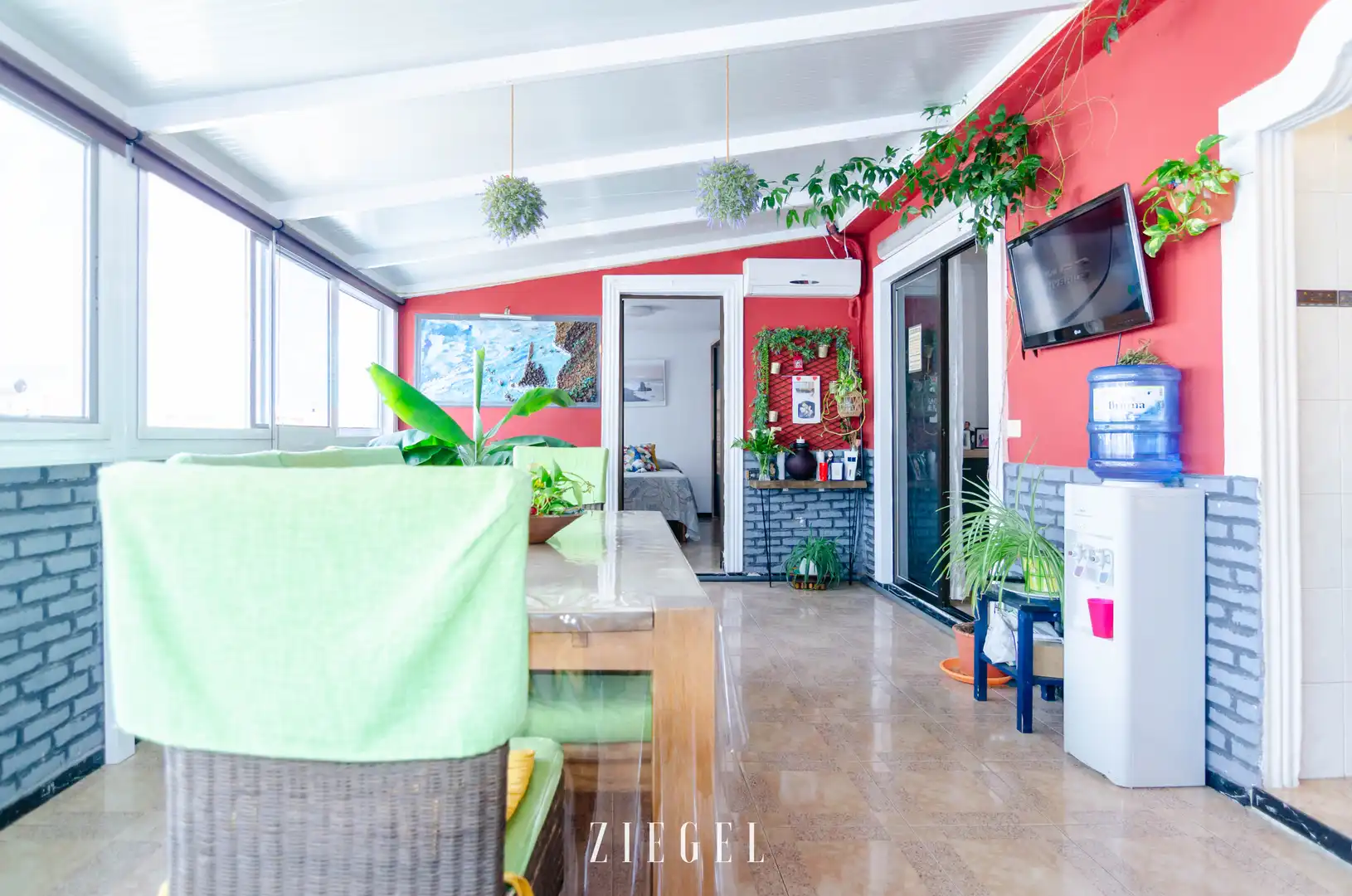 Sala d'estar de Àtic en venda en Las Palmas de Gran Canaria amb Aire condicionat i Balcó