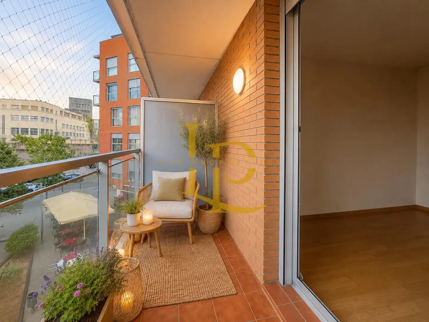 Balcony of Flat for sale in Rubí  with Heating, Parquet flooring and Storage room
