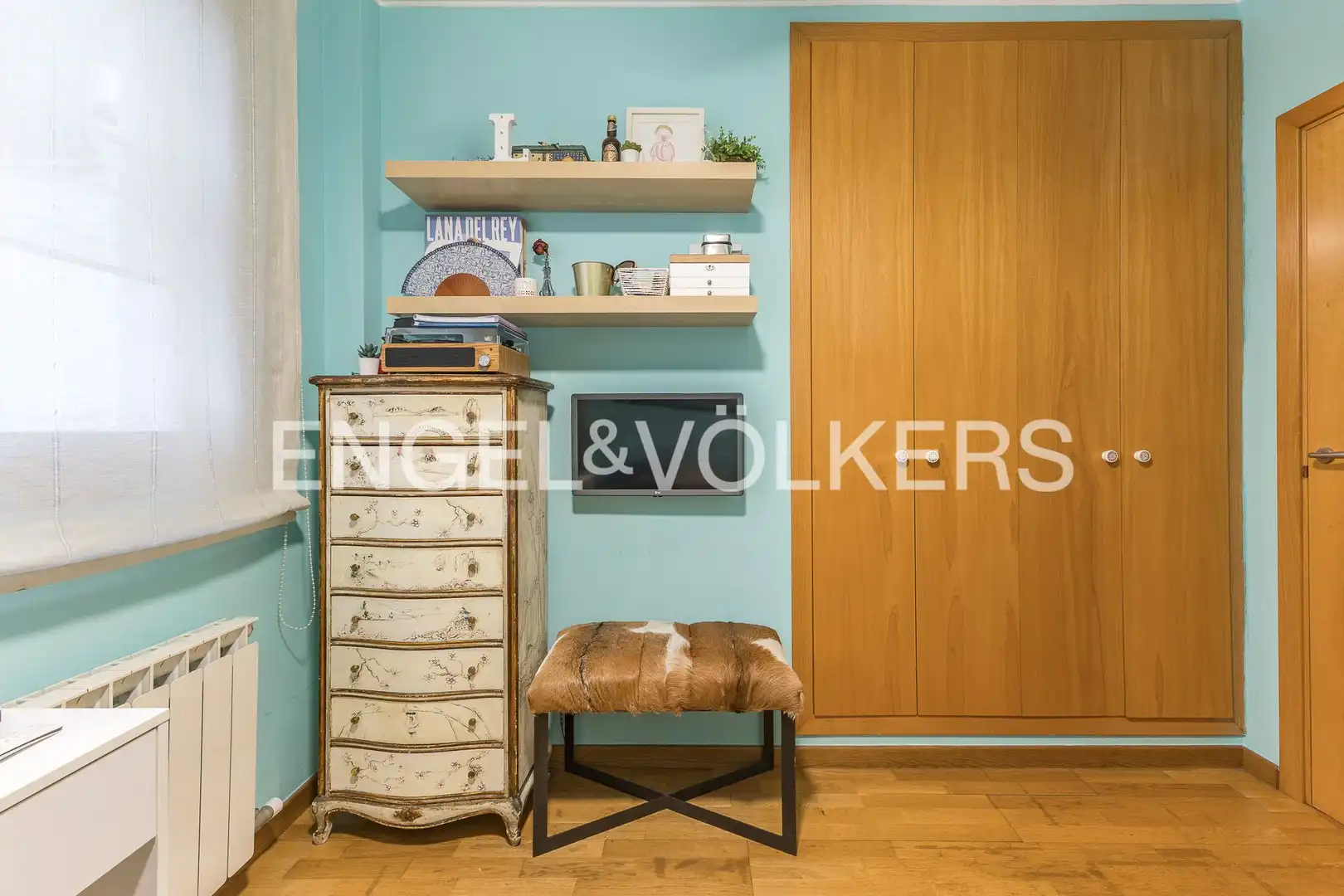 Schlafzimmer von Wohnung zum Verkauf in Sant Cugat del Vallès mit Klimaanlage, Heizung und Parkett