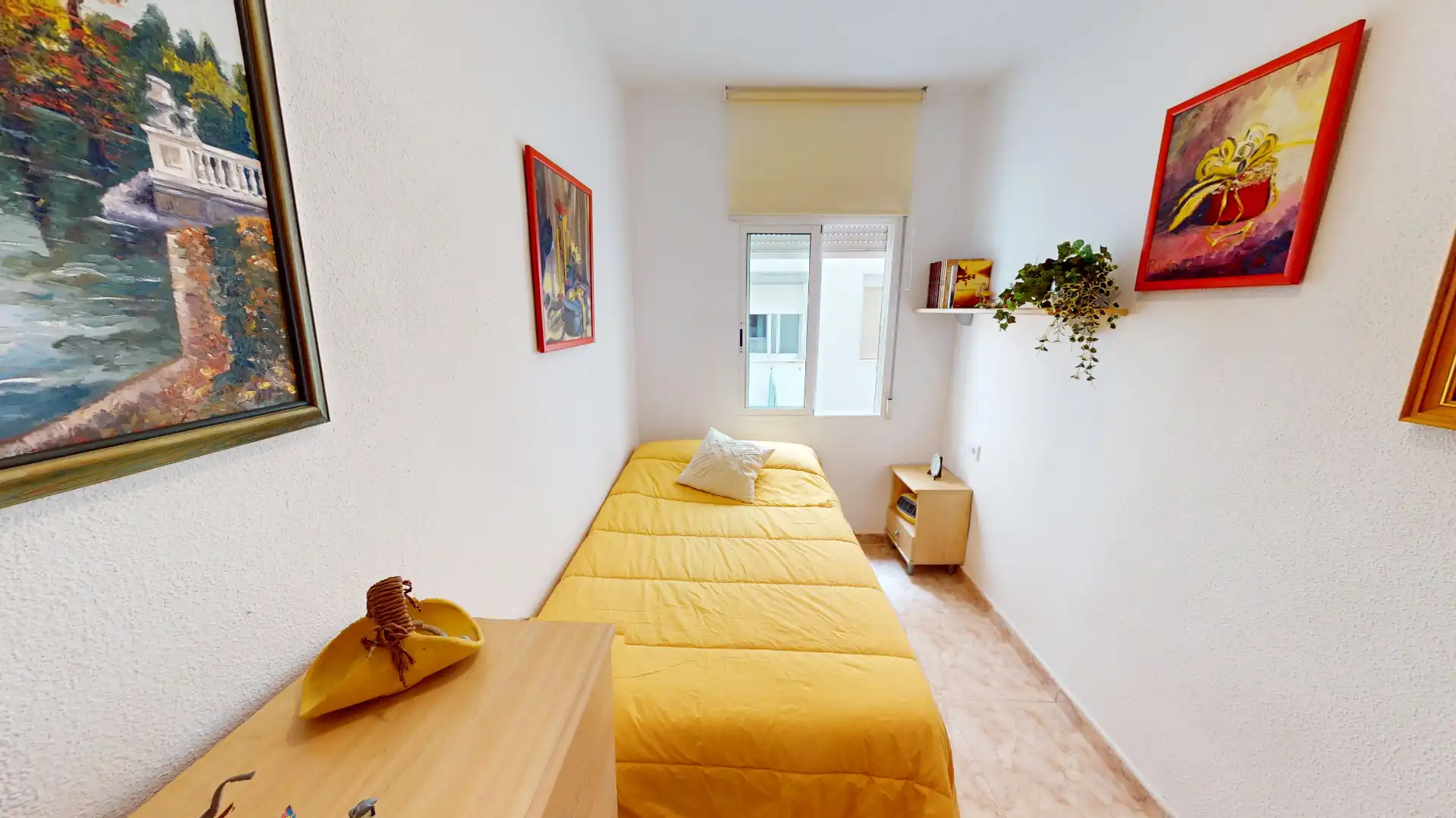 Bedroom of Flat for sale in Alicante / Alacant  with Air Conditioner, Furnished and Balcony
