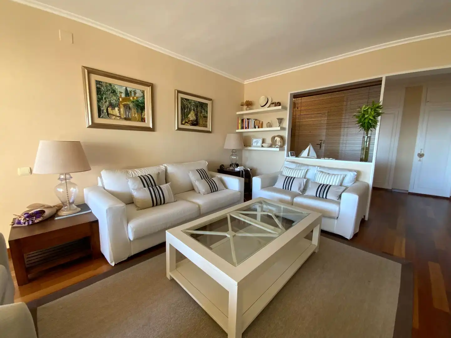 Wohnzimmer von Wohnung zum Verkauf in Sant Vicenç de Montalt mit Klimaanlage, Heizung und Abstellraum