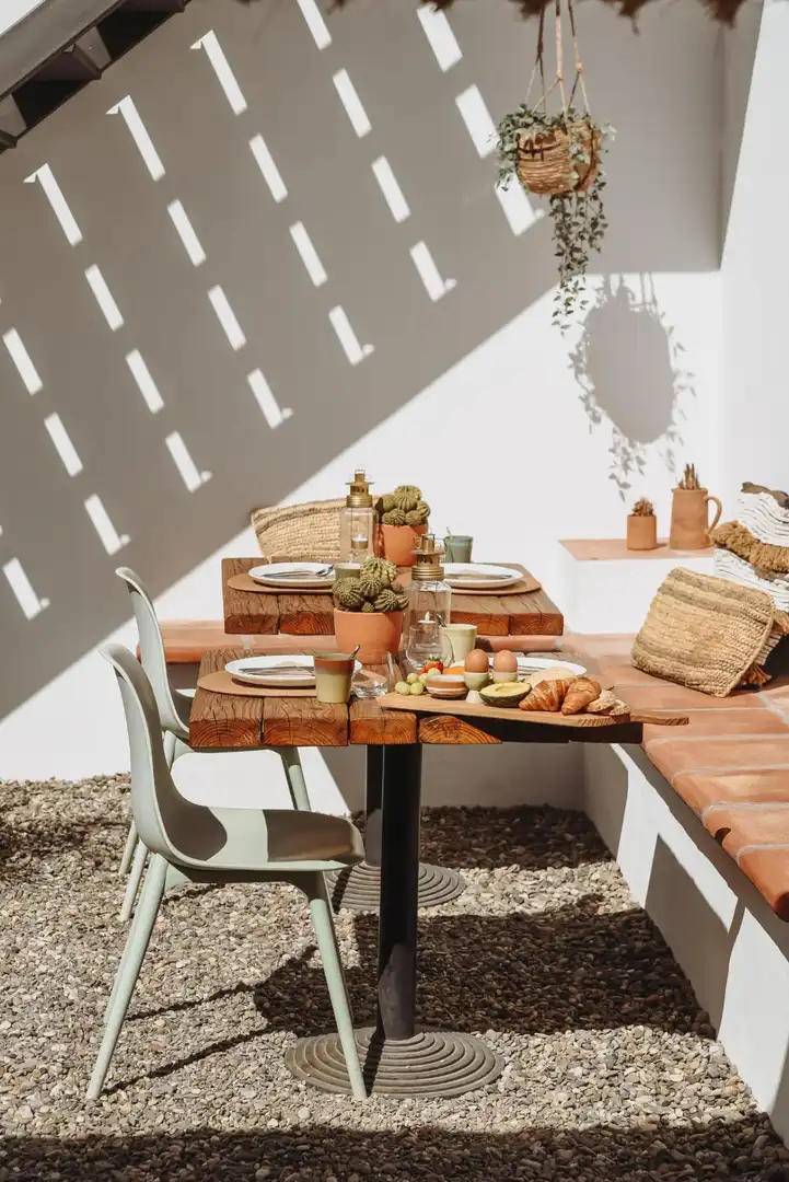 Terrasse von Country house zum Verkauf in Álora mit Klimaanlage, Heizung und Privatgarten