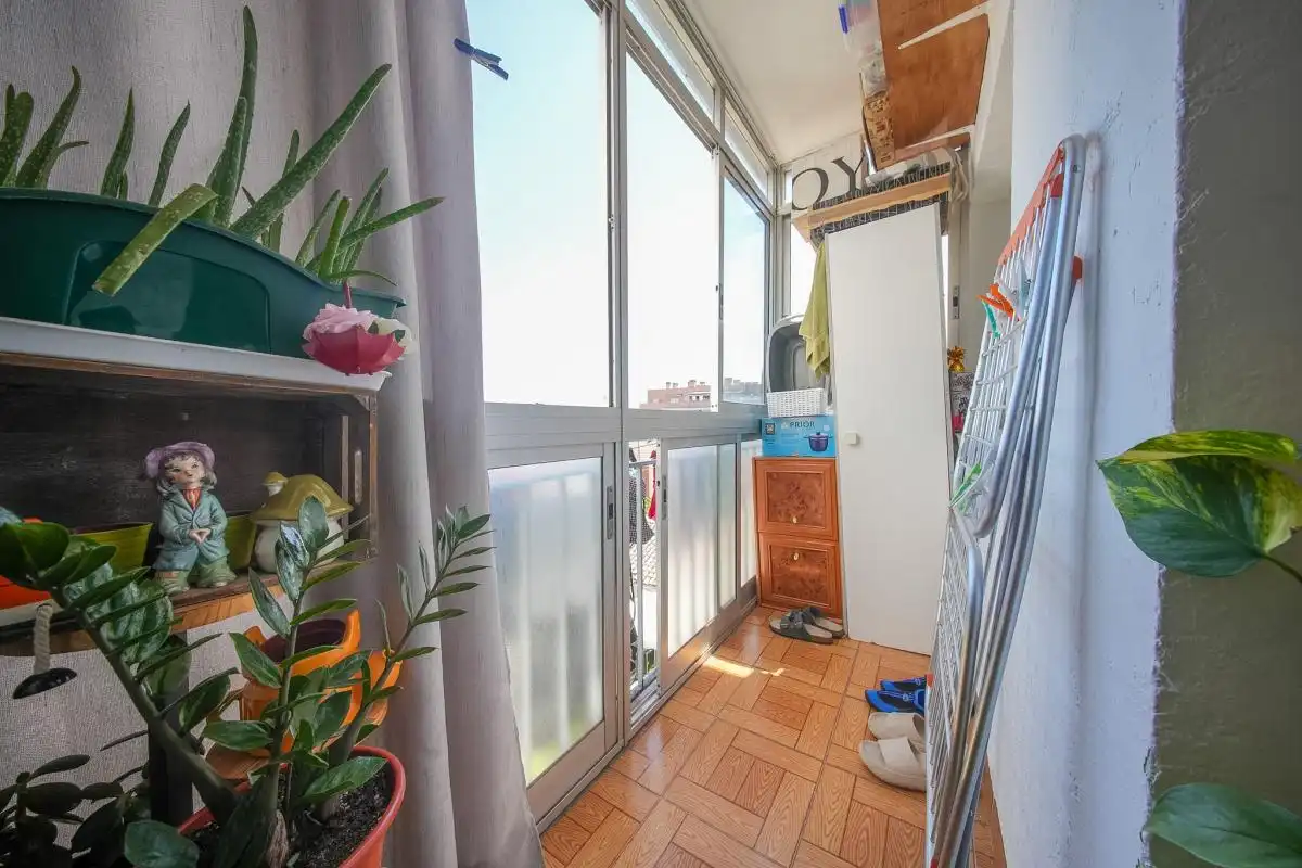 Balcony of Flat for sale in Madrid  with Air Conditioner, Heating and Terrace