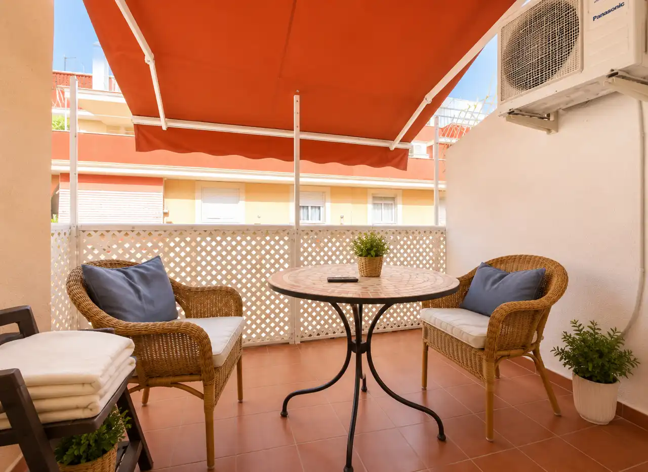 Terraza de Piso en venta en Marbella con Aire acondicionado, Terraza y Amueblado