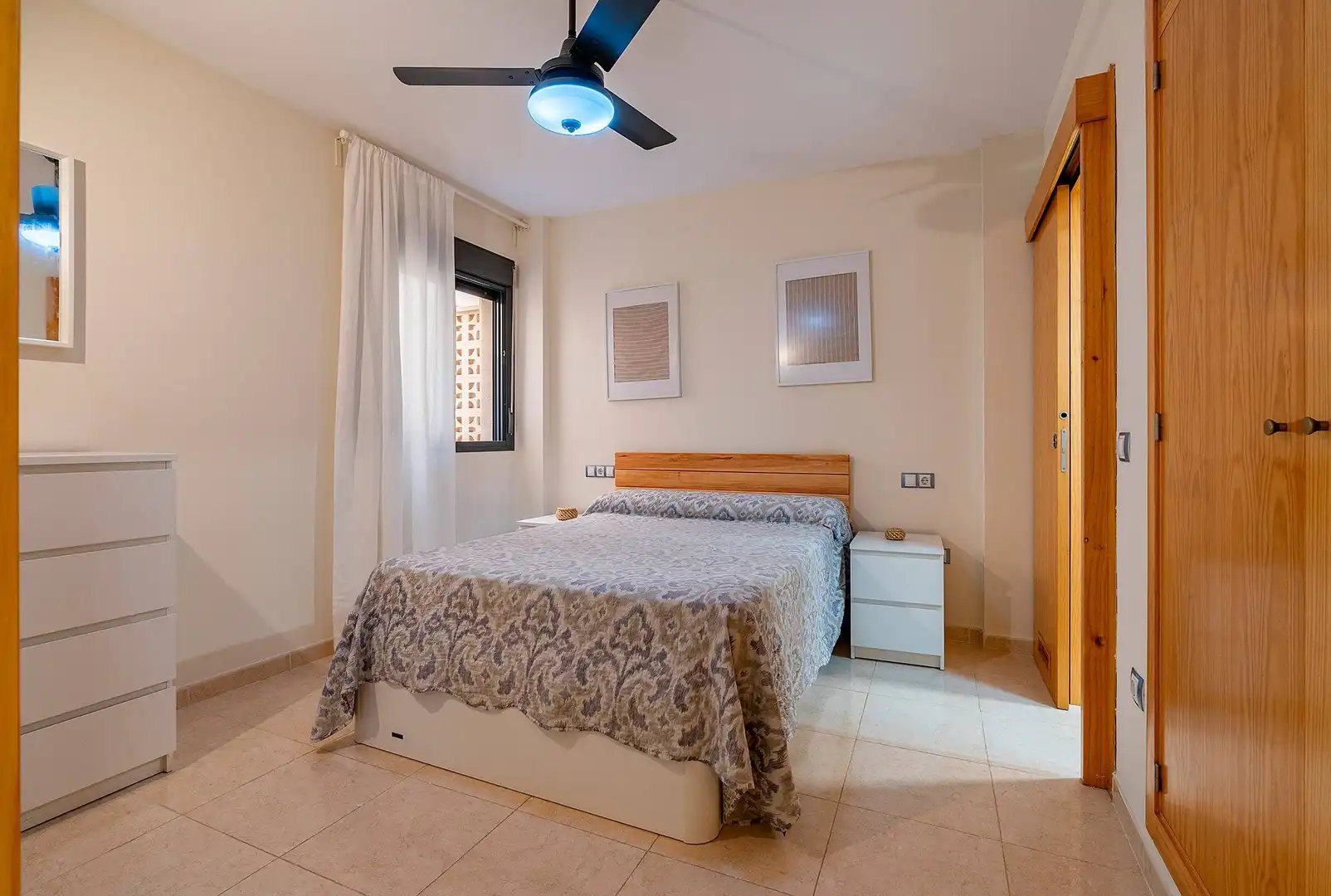 Bedroom of Flat for sale in Vícar  with Air Conditioner, Heating and Private garden