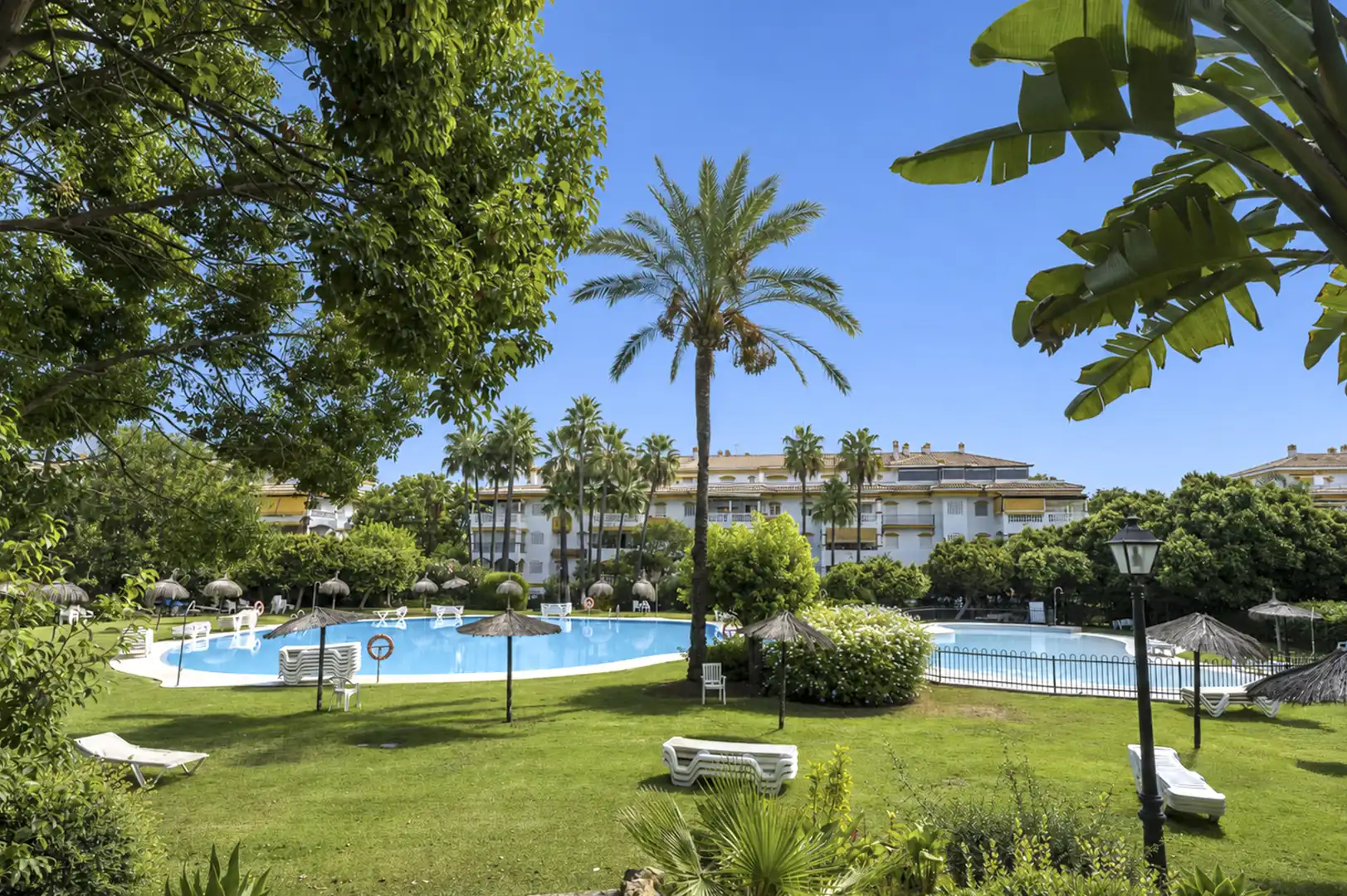 Garden of Apartments for rent in Marbella  with Terrace, Swimming Pool and Community pool