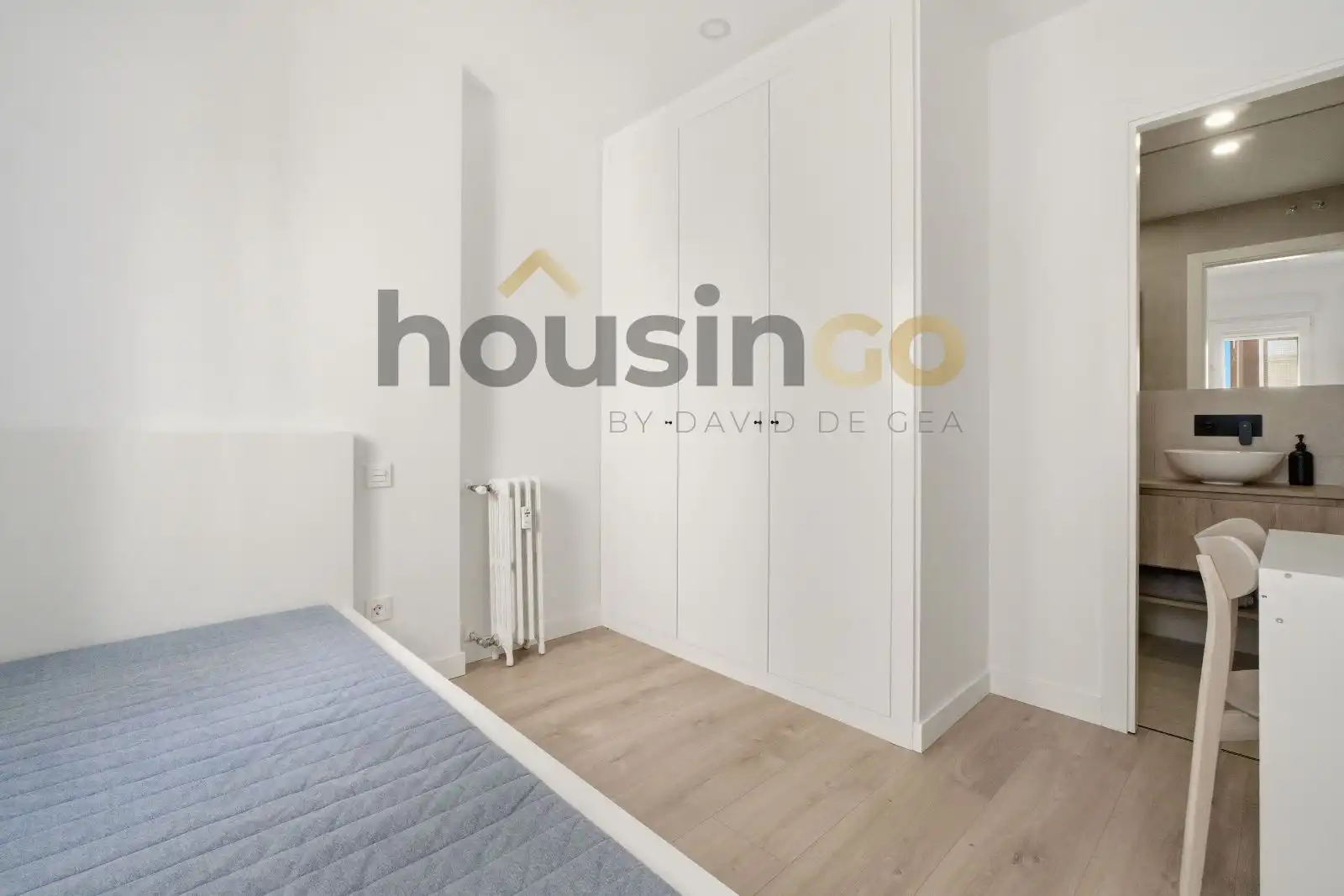 Schlafzimmer von Wohnung zum Verkauf in Madrid mit Klimaanlage, Heizung und Terrasse