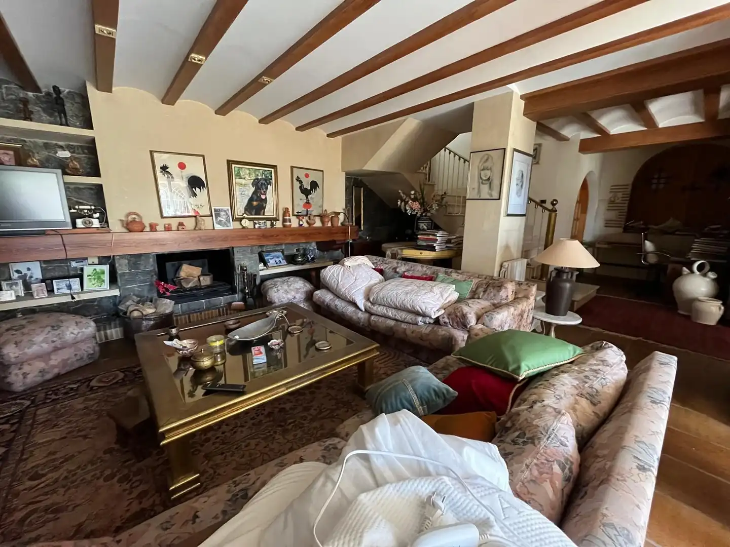 Sala d'estar de Casa o xalet en venda en L'Alfàs del Pi amb Calefacció, Jardí privat i Terrassa