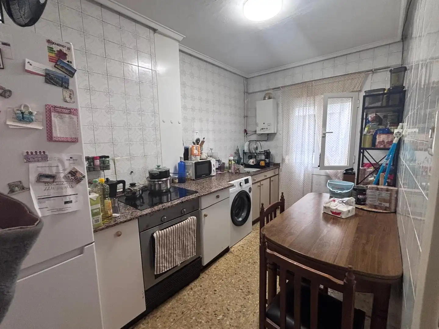 Cocina de Apartamento en venta en Calahorra con Calefacción, Amueblado y Lavadora