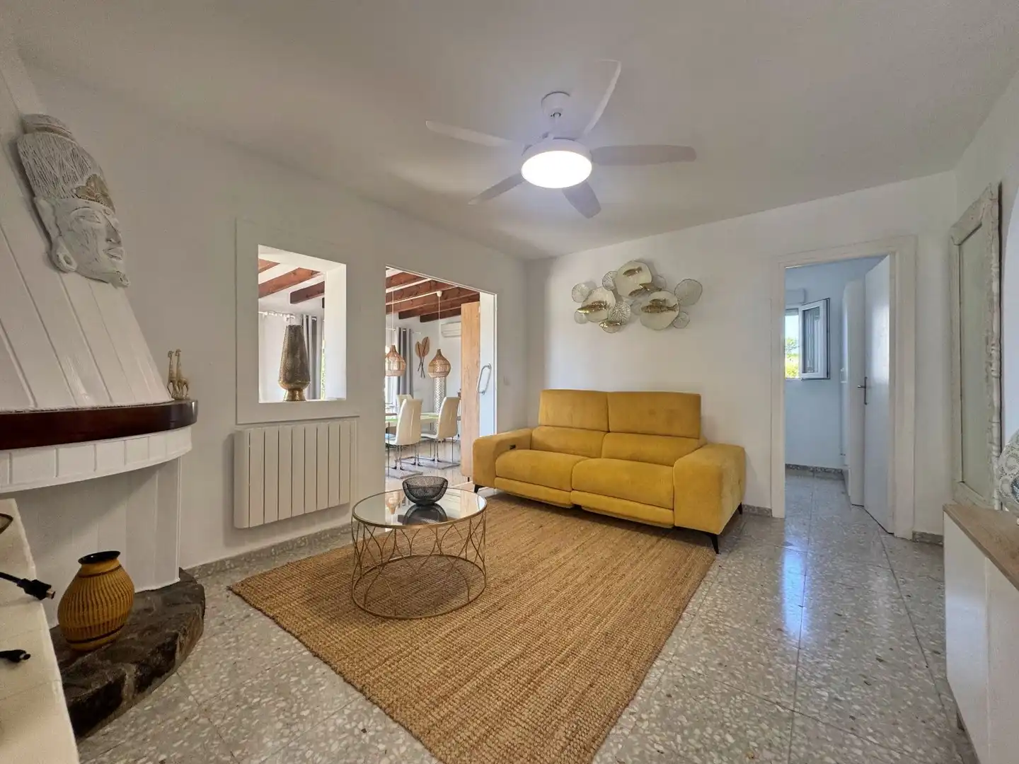 Sala d'estar de Casa o xalet de lloguer en Teulada amb Aire condicionat, Terrassa i Traster