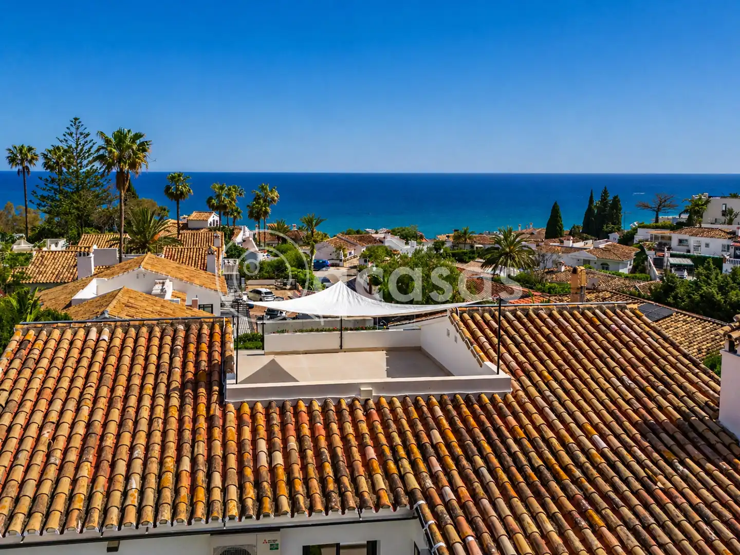 Vista exterior de Casa o chalet en venta en Benalmádena con Aire acondicionado, Calefacción y Jardín privado