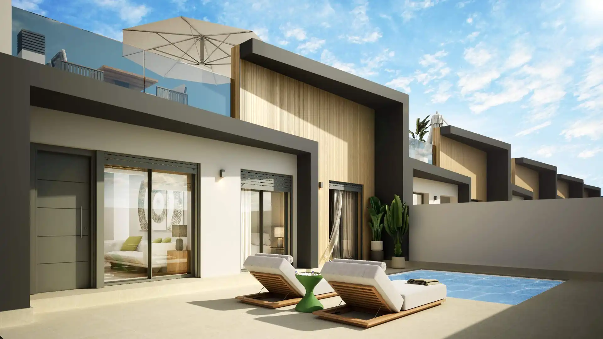 Chalet con piscina en venta en Campo de Murcia