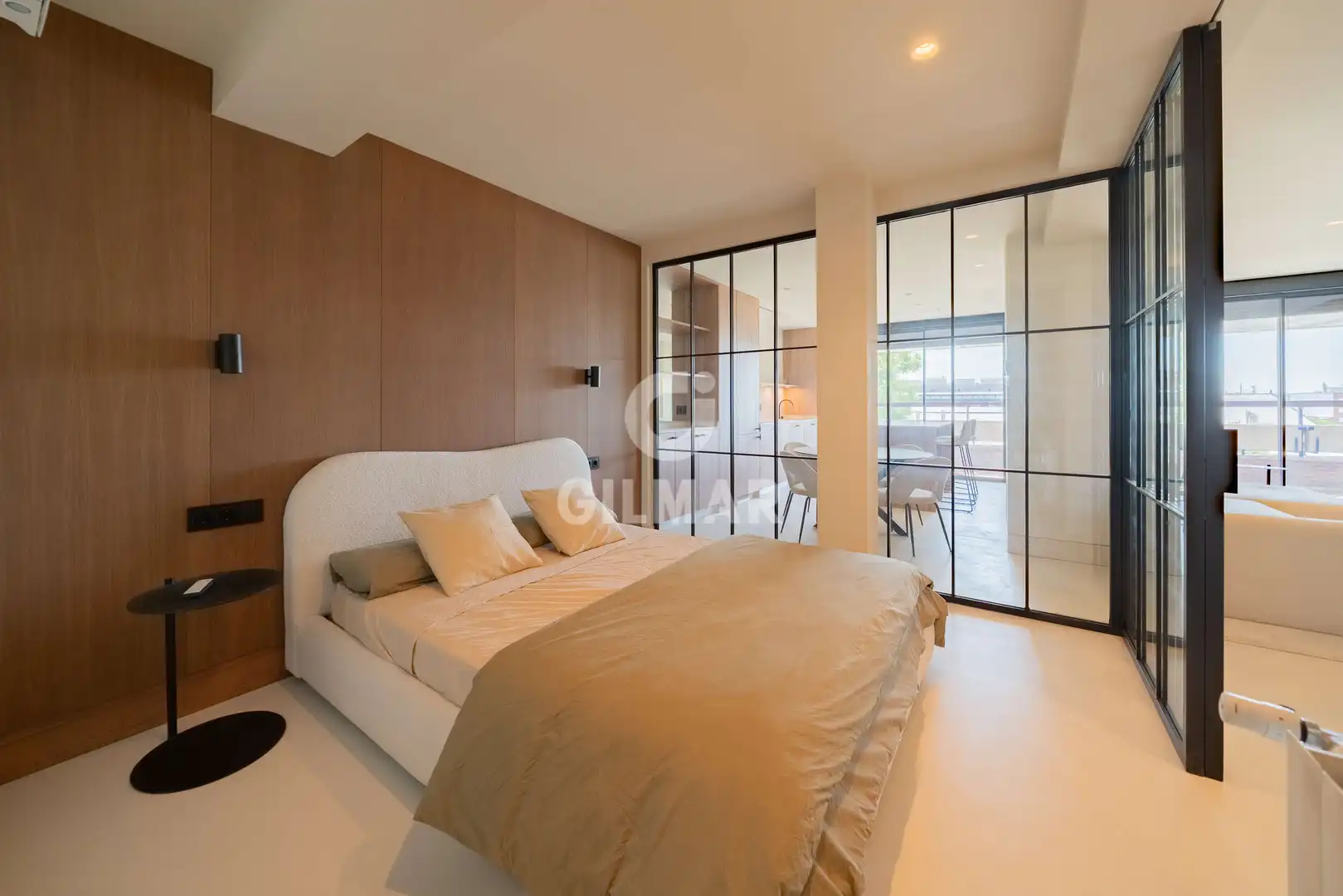Bedroom of Flat for sale in Madrid  with Heating, Furnished and Balcony