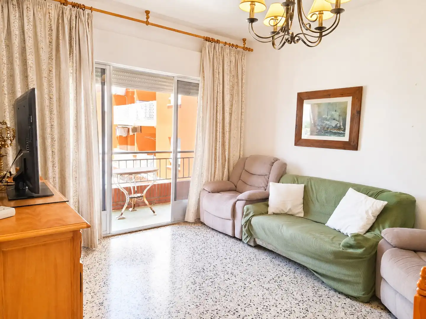 Wohnzimmer von Wohnung zum Verkauf in Torrenueva Costa mit Terrasse und Möbliert