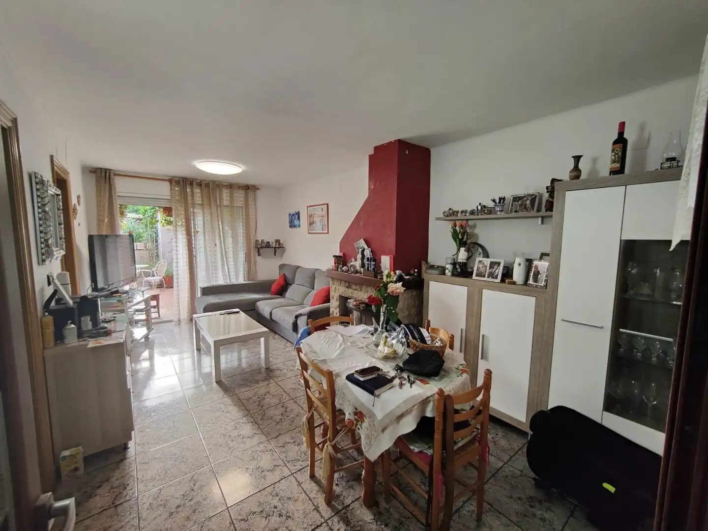 Sala d'estar de Casa adosada en venda en Collbató amb Aire condicionat i Calefacció