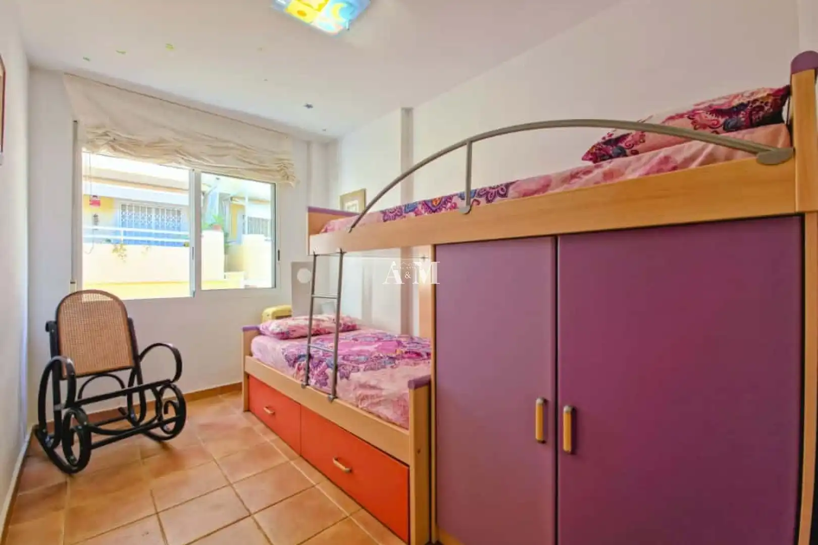 Schlafzimmer von Dachboden zur Miete in Orihuela mit Klimaanlage, Heizung und Terrasse