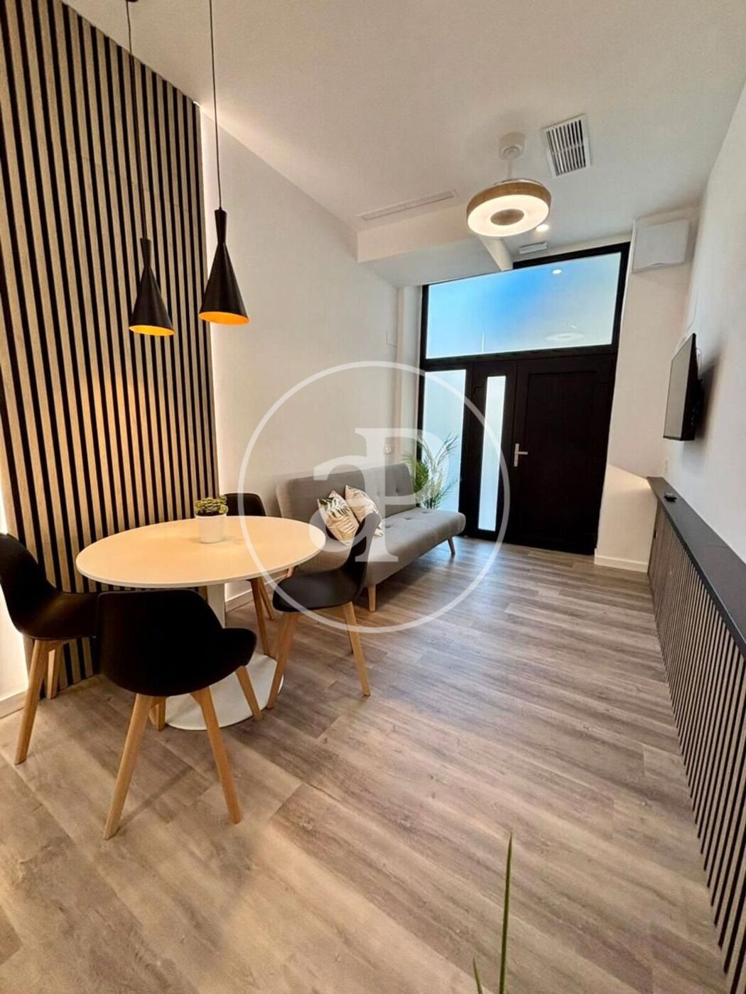 Living room of Flat to rent in  Valencia Capital  with Air Conditioner, Heating and Furnished