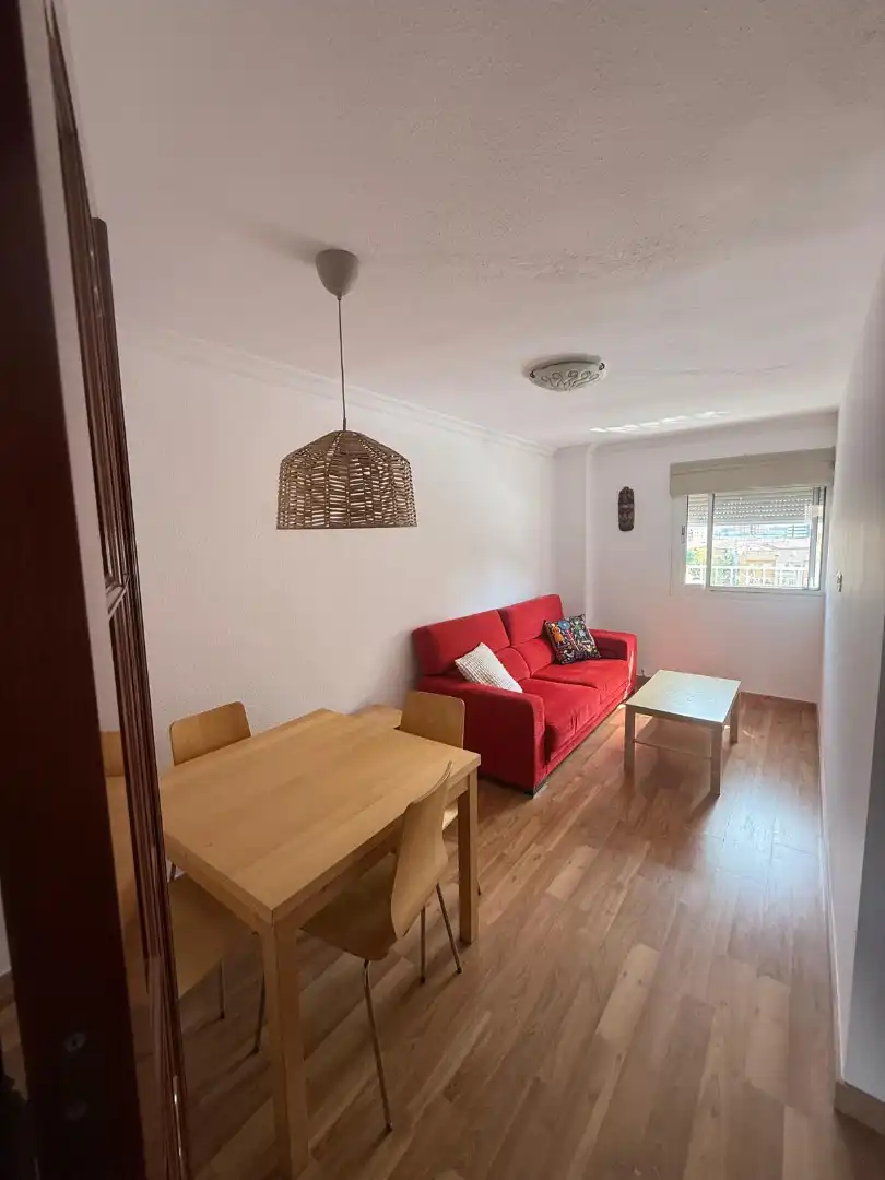 Sala d'estar de Pis de lloguer en Málaga amb Moblat, Rentadora i Microones