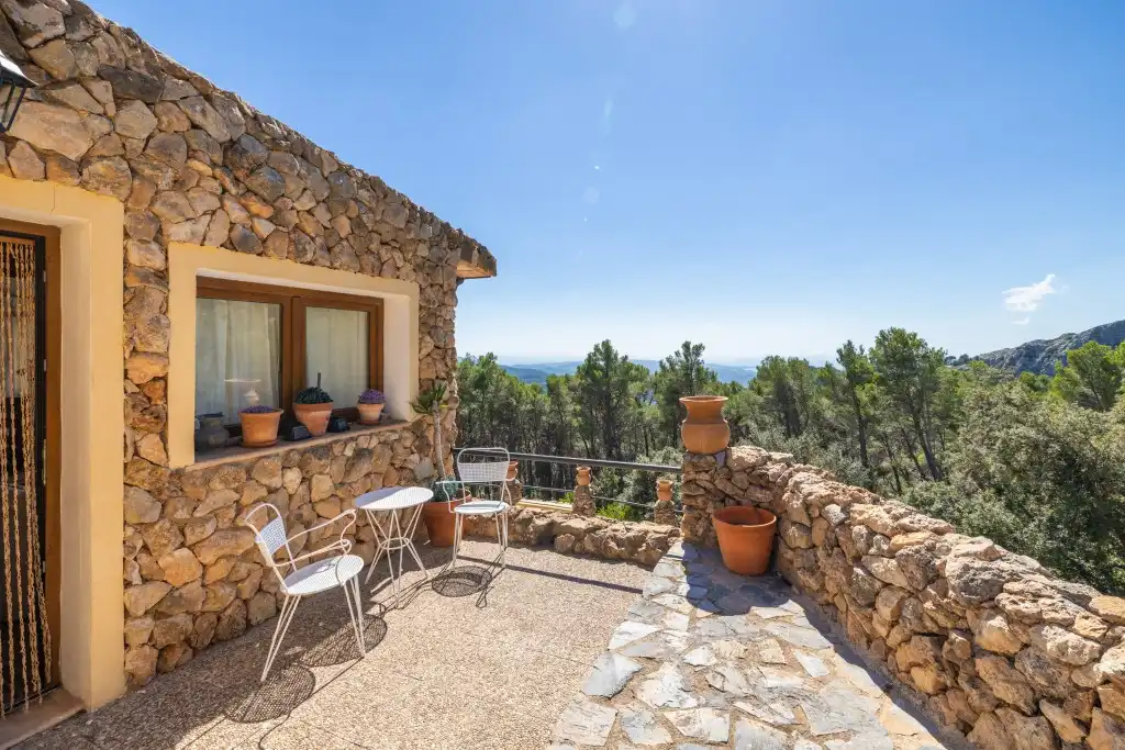 Garten von Haus oder Chalet zum Verkauf in Puigpunyent mit Privatgarten, Terrasse und Schwimmbad