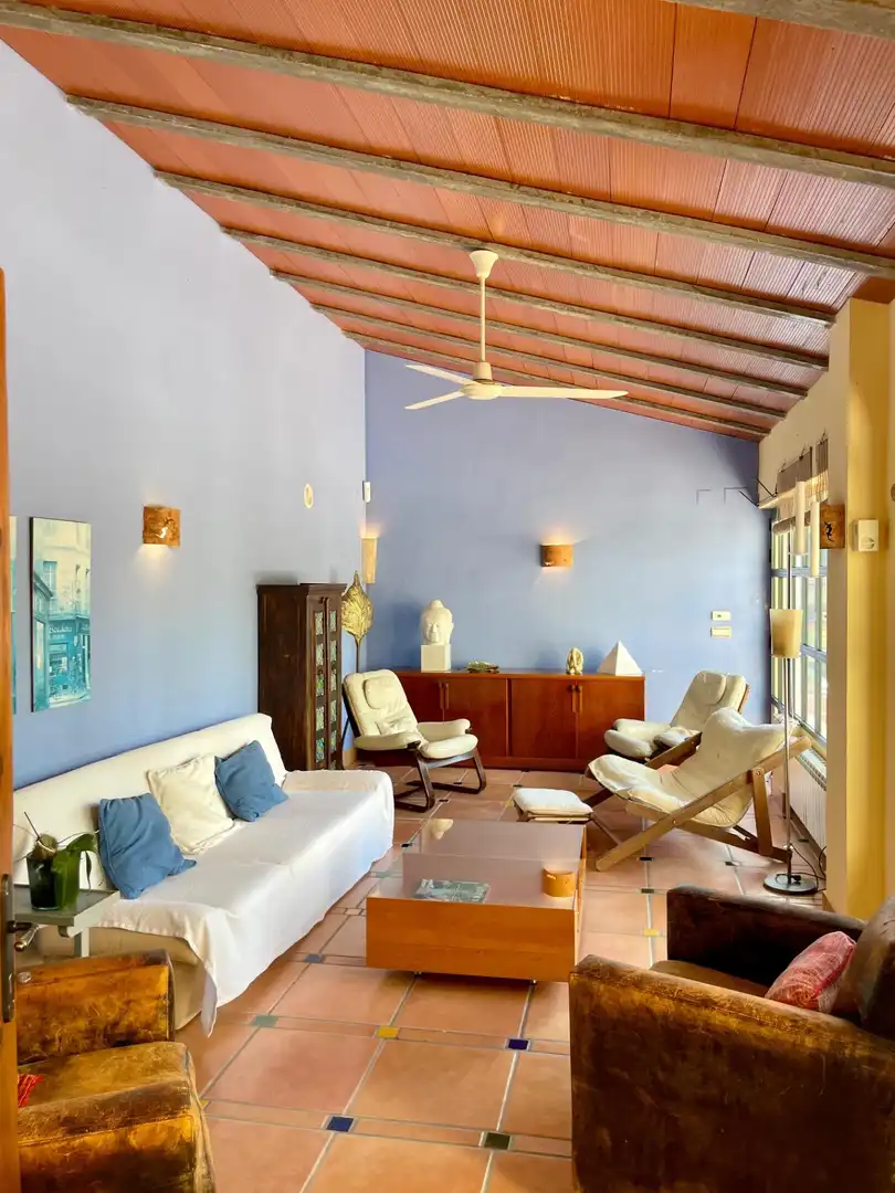 Living room of Houses for rent in Castalla  with Heating, Private garden and Terrace