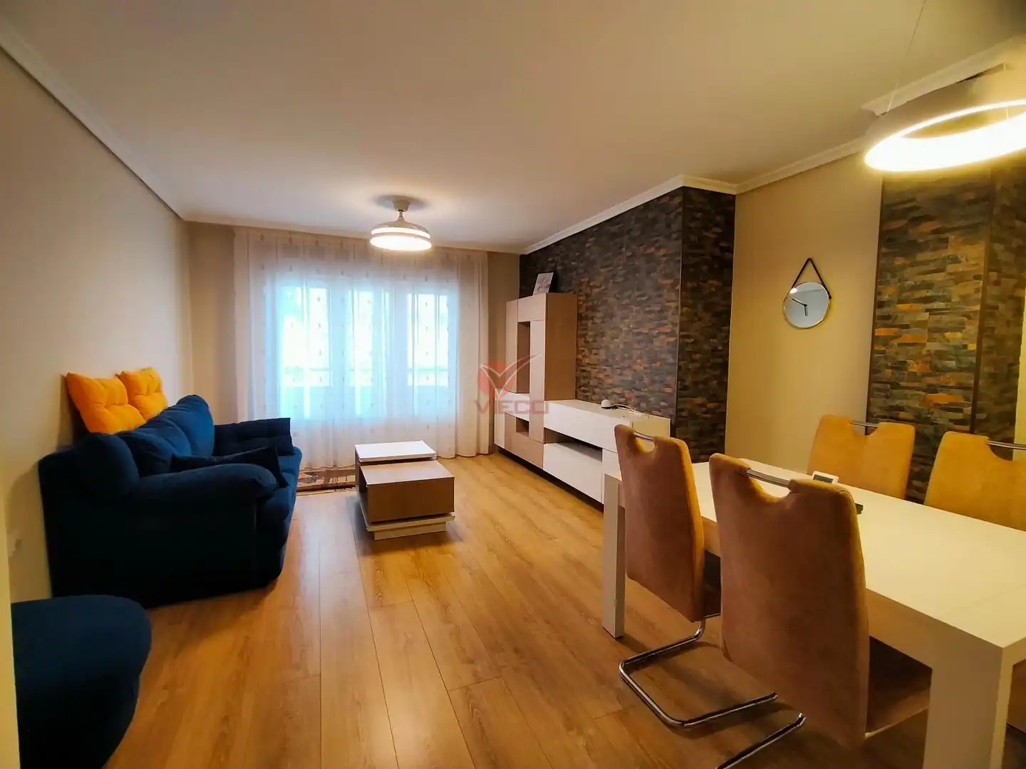 Wohnzimmer von Wohnung zur Miete in Cuenca mit Heizung, Terrasse und Möbliert