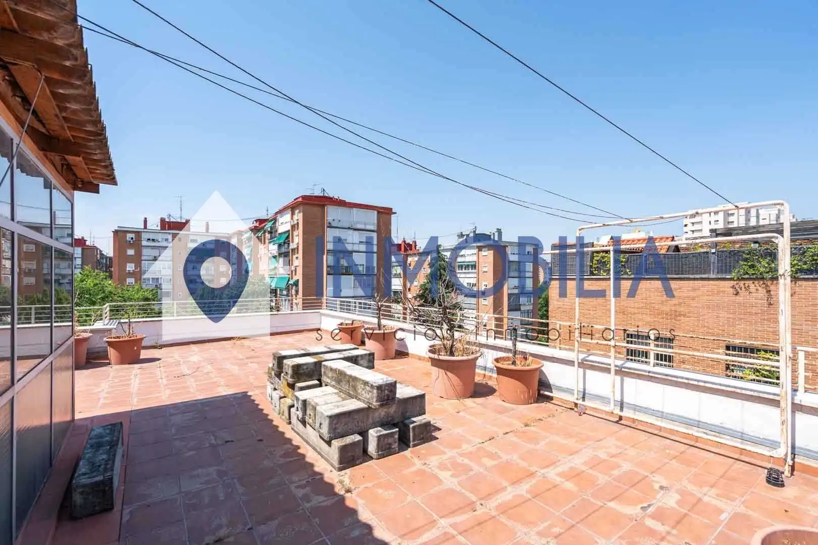 Terraza de Ático en venta en Madrid con Calefacción y Terraza